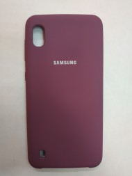 Силиконовая накладка для Samsung Galaxy A10 (Фиолетовая) Силиконовая накладка для Samsung Galaxy A10 (Фиолетовая)