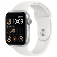 Умные часы Apple Watch Series SE Gen 2 44 мм Silver Aluminium Case, White Sport Band (S/M) Умные часы Apple Watch Series SE Gen 2 44 мм Silver Aluminium Case, White Sport Band (S/M)
