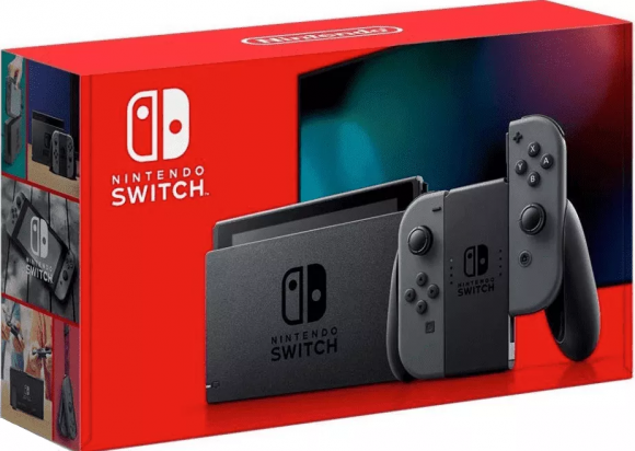 Игровая приставка Nintendo Switch rev.2 32GB Grey (Серый) EAC