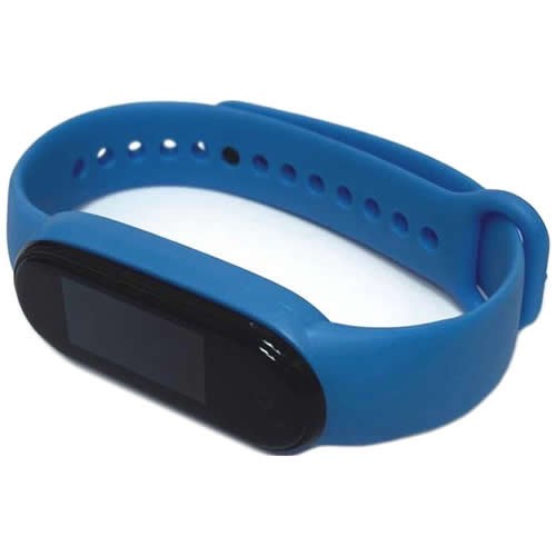 Силиконовый браслет для Xiaomi Mi Band 5 (Синий) Силиконовый браслет для Xiaomi Mi Band 5 (Синий)