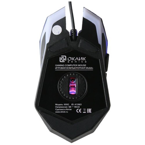 Проводная мышь Oklick 895G Hellfire USB оптическая Black (Черная) Проводная мышь Oklick 895G Hellfire USB оптическая Black (Черная)