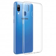 Силиконовая накладка для Samsung Galaxy A20 (Прозрачная) Силиконовая накладка для Samsung Galaxy A20 (Прозрачная)