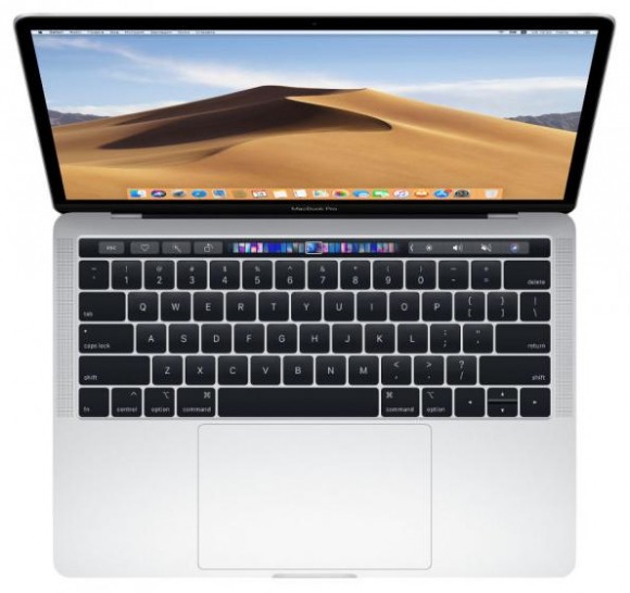 Ноутбук Apple MacBook Pro 13 with Retina display and Touch Bar Mid 2018 MR9V2 (Intel Core i5 2300MHz/8Gb/512Gb SSD) Серебристый