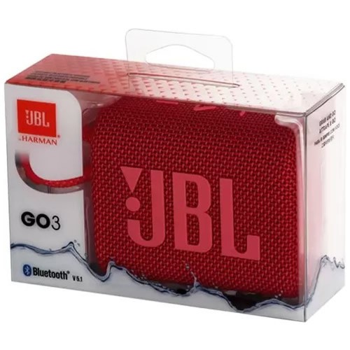 Портативная акустика JBL GO 3 Red (Красный) EAC