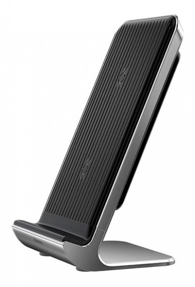 Вертикальная Беспроводная Зарядка Baseus Vertical Desktop Wireless Charger (Black) WXLS-01