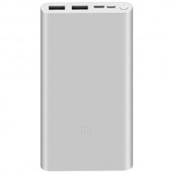 Внешний аккумулятор Xiaomi Mi Power Bank 3 10000 mA/h PLM13ZM Silver (Серебристый) Внешний аккумулятор Xiaomi Mi Power Bank 3 10000 mA/h PLM13ZM Silver (Серебристый)