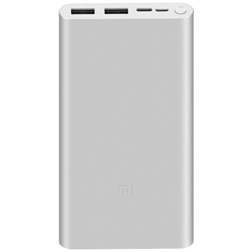 Внешний аккумулятор Xiaomi Mi Power Bank 3 10000 mA/h PLM13ZM Silver (Серебристый)