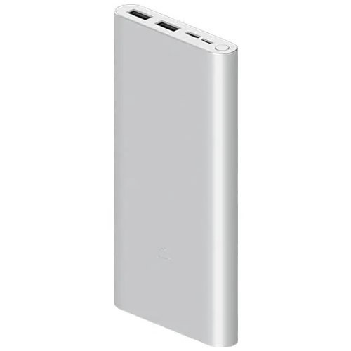 Внешний аккумулятор Xiaomi Mi Power Bank 3 10000 mA/h PLM13ZM Silver (Серебристый) Внешний аккумулятор Xiaomi Mi Power Bank 3 10000 mA/h PLM13ZM Silver (Серебристый)
