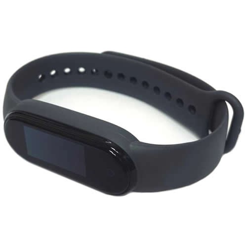 Силиконовый браслет для Xiaomi Mi Band 5 (Темно-серый) Силиконовый браслет для Xiaomi Mi Band 5 (Темно-серый)