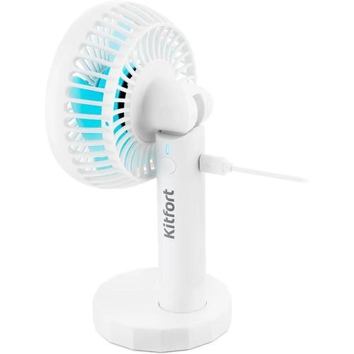 Портативный вентилятор Kitfort KT-402 White (Белый) EAC Портативный вентилятор Kitfort KT-402 White (Белый) EAC