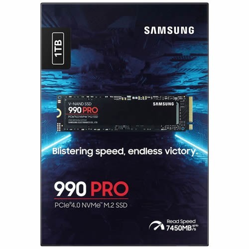 Твердотельный накопитель Samsung 990 PRO NVMe M.2 SSD 1Tb MZ-V9P1T0BW Твердотельный накопитель Samsung 990 PRO NVMe M.2 SSD 1Tb MZ-V9P1T0BW