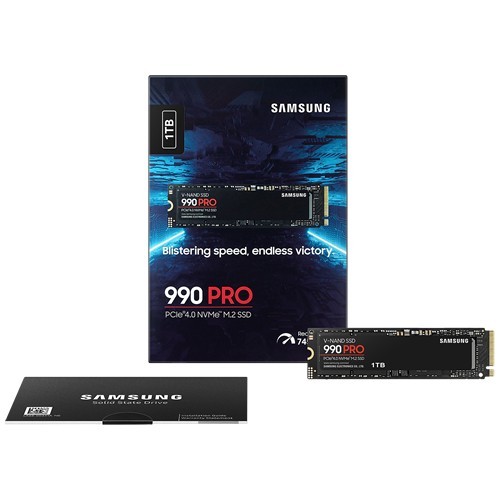 Твердотельный накопитель Samsung 990 PRO NVMe M.2 SSD 1Tb MZ-V9P1T0BW Твердотельный накопитель Samsung 990 PRO NVMe M.2 SSD 1Tb MZ-V9P1T0BW