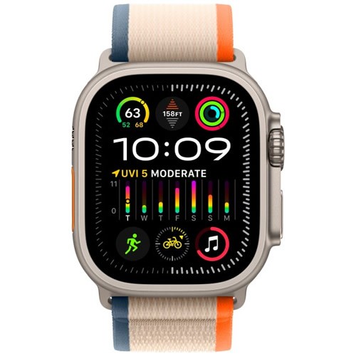 Умные часы Apple Watch Ultra 2 49 мм Titanium Case Orange/Beige Trail Loop S/M Умные часы Apple Watch Ultra 2 49 мм Titanium Case Orange/Beige Trail Loop S/M