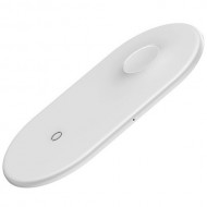 Беспроводное зарядное устройство Baseus Smart 2 in 1 Wireless Charger WX2IN1-02 White (Белый) Беспроводное зарядное устройство Baseus Smart 2 in 1 Wireless Charger WX2IN1-02 White (Белый)