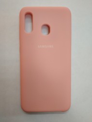 Силиконовая накладка для Samsung Galaxy A30 (Розовая) Силиконовая накладка для Samsung Galaxy A30 (Розовая)