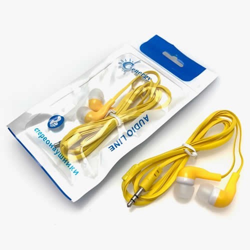 Наушники MP-3 Energy Stereo Q6 Yellow (Желтые)