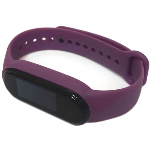 Силиконовый браслет для Xiaomi Mi Band 5 (Фиолетовый) Силиконовый браслет для Xiaomi Mi Band 5 (Фиолетовый)