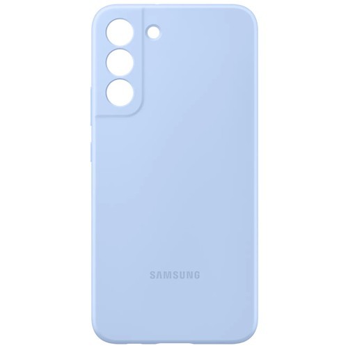 Клип-кейс Samsung Silicone Cover для Galaxy S22+ Голубой (EF-PS906TLEGRU) Клип-кейс Samsung Silicone Cover для Galaxy S22+ Голубой (EF-PS906TLEGRU)