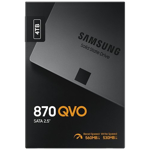 Твердотельный накопитель Samsung 870 QVO SATA 2.5" SSD 4Tb MZ-77Q4T0BW (Уцененный товар)