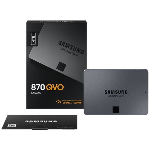 Твердотельный накопитель Samsung 870 QVO SATA 2.5" SSD 4Tb MZ-77Q4T0BW (Уцененный товар)