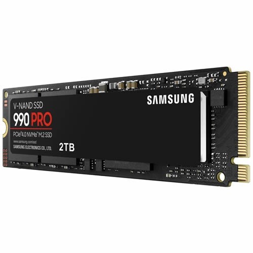 Твердотельный накопитель Samsung 990 PRO NVMe M.2 SSD 2Tb MZ-V9P2T0BW