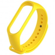Силиконовый браслет для Xiaomi Mi Band 3/4 Yellow (Желтый) Силиконовый браслет для Xiaomi Mi Band 3/4 Yellow (Желтый)