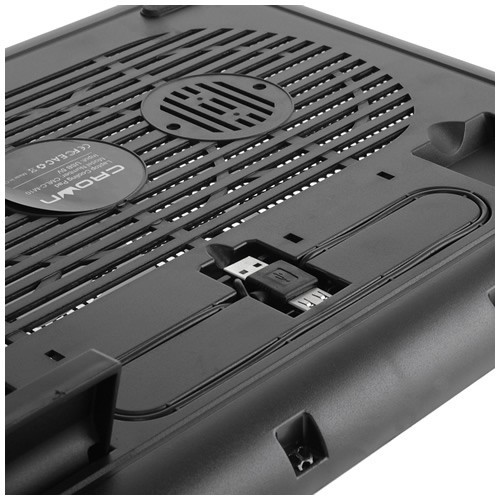 Охлаждающая подставка для ноутбука Crown CMLC-M10 Black (Черная) Охлаждающая подставка для ноутбука Crown CMLC-M10 Black (Черная)