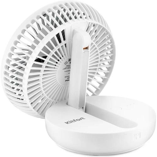 Портативный вентилятор Kitfort KT-403 White (Белый) EAC Портативный вентилятор Kitfort KT-403 White (Белый) EAC