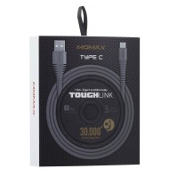 USB кабель type-c MOMAX DTA5D Black (Черный) USB кабель type-c MOMAX DTA5D Black (Черный)
