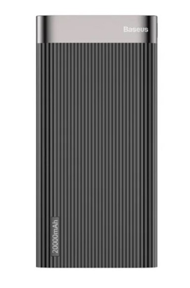 Внешний аккумулятор Baseus Parallel Type-C PD +QC3.0 power bank 20000mAh 18W (Black) PPALL-APX01