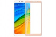 Защитное стекло 2D для Xiaomi Redmi 5 Plus золотое
