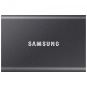 Внешний накопитель Samsung T7 SSD USB 3.2 1Tb Titan Grey (Серый титан) MU-PC1T0T/WW  (13637)