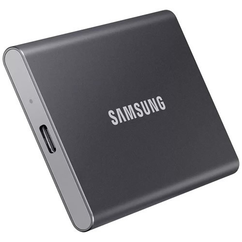 Внешний накопитель Samsung T7 SSD USB 3.2 1Tb Titan Grey (Серый титан) MU-PC1T0T/WW