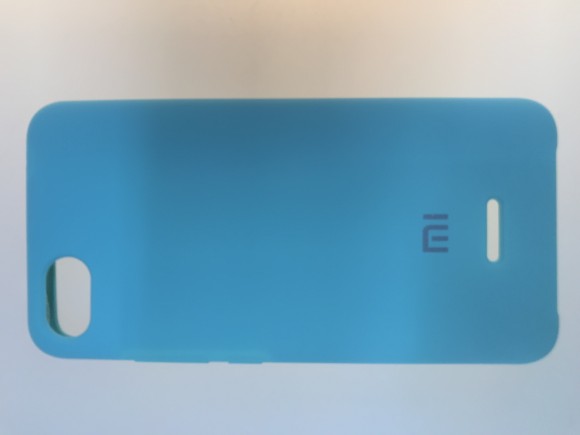 Чехол накладка с логотипом Mi для Xiaomi redmi 6A Голубая