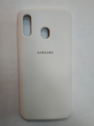 Силиконовая накладка для Samsung Galaxy A30 (Белая) Силиконовая накладка для Samsung Galaxy A30 (Белая)