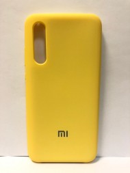 Силиконовая накладка для Xiaomi Mi 9 Lite с логотипом Mi (Желтая) Силиконовая накладка для Xiaomi Mi 9 Lite с логотипом Mi (Желтая)
