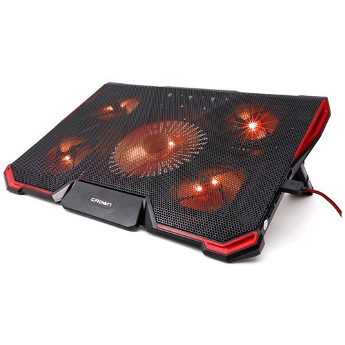 Охлаждающая подставка для ноутбука Crown CMLS-K330 Red (Красная) Охлаждающая подставка для ноутбука Crown CMLS-K330 Red (Красная)