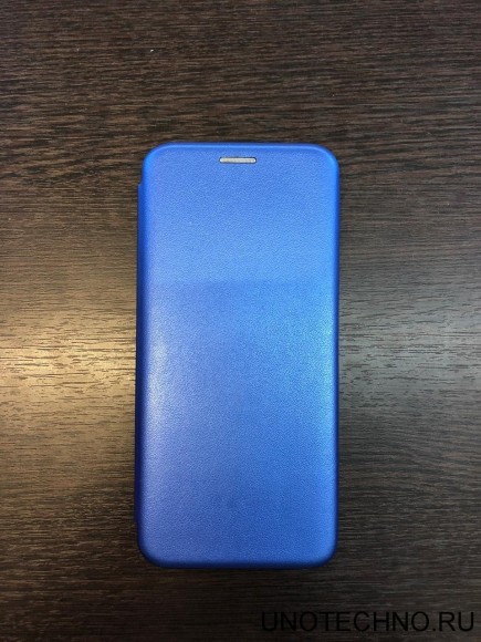 Чехол книжка для Samsung Galaxy A40 (Синяя)