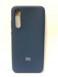 Силиконовая накладка для Xiaomi Mi 9 Lite с логотипом Mi (Темно-синяя) Силиконовая накладка для Xiaomi Mi 9 Lite с логотипом Mi (Темно-синяя)