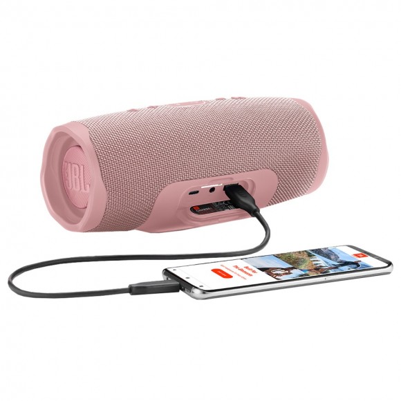 Портативная акустика JBL Charge 4 Pink (Розовый) EAC Портативная акустика JBL Charge 4 Pink (Розовый) EAC