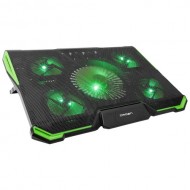 Охлаждающая подставка для ноутбука Crown CMLS-K332 Green (Зеленая)