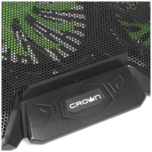 Охлаждающая подставка для ноутбука Crown CMLS-K332 Green (Зеленая) Охлаждающая подставка для ноутбука Crown CMLS-K332 Green (Зеленая)