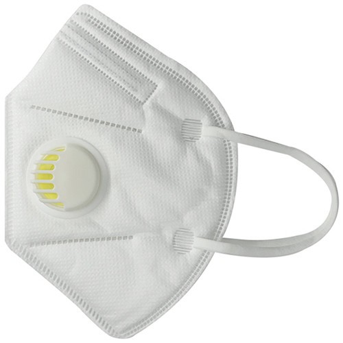 Маска-респиратор KN95 c клапаном, 10шт (Белая)