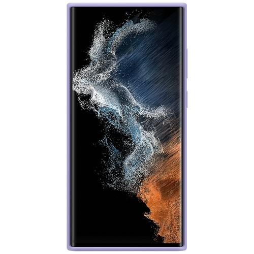 Клип-кейс Samsung Silicone Cover для Galaxy S22 Ultra Фиолетовый (EF-PS908TVEGRU)