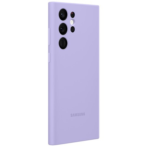 Клип-кейс Samsung Silicone Cover для Galaxy S22 Ultra Фиолетовый (EF-PS908TVEGRU)