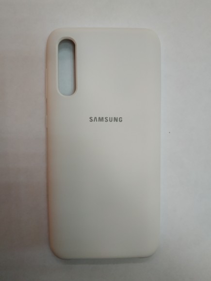 Силиконовая накладка для Samsung Galaxy A30S (Белая)