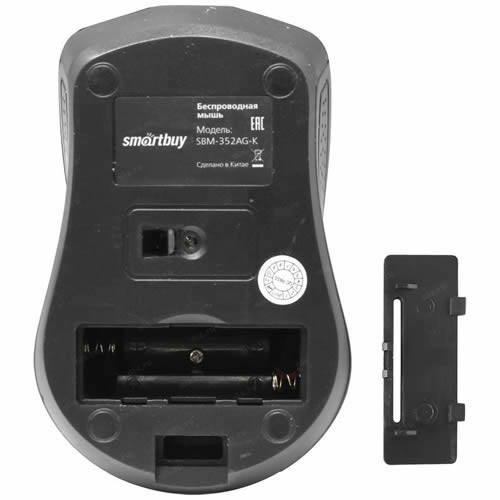Беспроводная мышь SmartBuy SBM-352AG-K USB Black (Черная) Беспроводная мышь SmartBuy SBM-352AG-K USB Black (Черная)