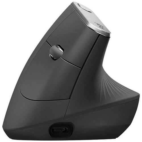 Беспроводная вертикальная мышь Logitech Mouse MX Vertical Black (Черный)