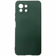 Силиконовая накладка для Xiaomi Mi 11 Lite/ Mi 11 Lite NE Dark Green (Темно-зеленая) Силиконовая накладка для Xiaomi Mi 11 Lite/ Mi 11 Lite NE Dark Green (Темно-зеленая)