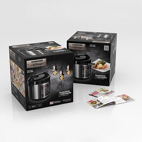 Мультиварка Redmond RMC-M50 Black/Silver (Черный/Серебристый) EAC Мультиварка Redmond RMC-M50 Black/Silver (Черный/Серебристый) EAC